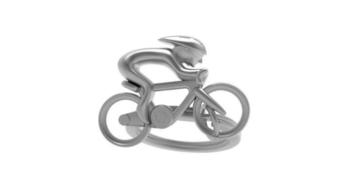 Sleutelhanger metalmorphosef fiets(mtm069-01)