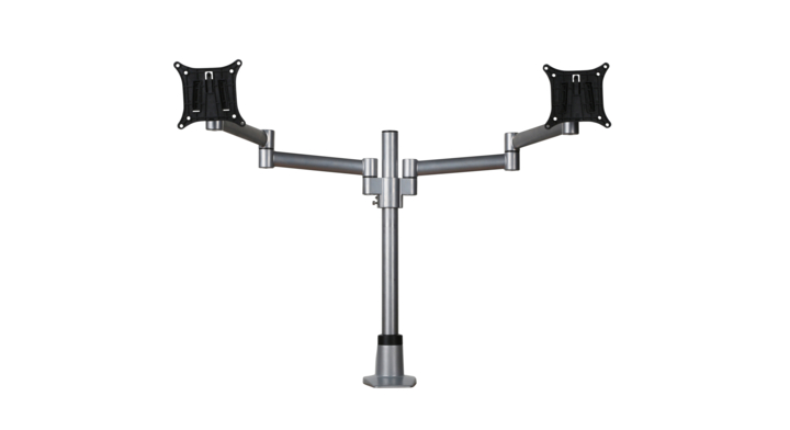 Filex, Skylon monitorarm dubbel, zilver