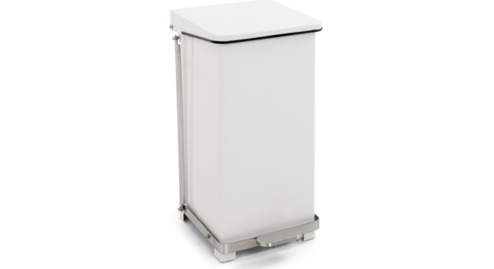 Industriële pedaalemmer, HACCP, 45 liter, wit, VB 058112