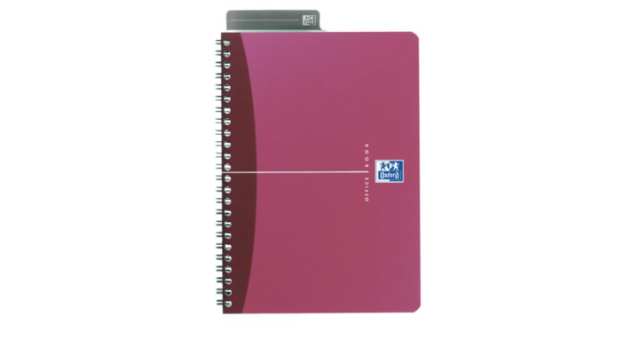 Notitieblok oxford off spir ruit a5 90blz polypro