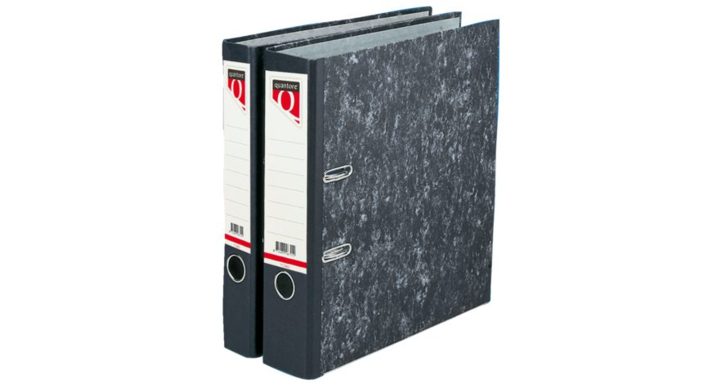 Ordner quantore a4 80mm karton gewolkt(110055)