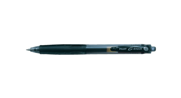 Gelschrijver pilot g-knock 07 begreen 0.4mm zwart