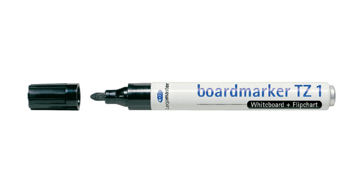 Viltstift lega tz1 whiteboard rond 1-3mm zwart