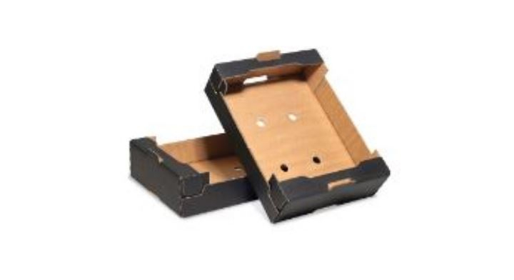 Kartonnen tray, 400x300x145mm, zwart  (128 stuks)