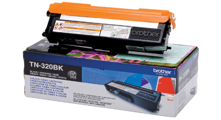 Toner brother tn-320bk 2.5k(tn-320bk)