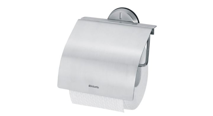 Brabantia | Toiletrolhouder Met Deksel | Mat RVS | VB 399923