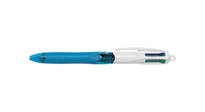 Balpen bic 4kleuren grip medium(887136)