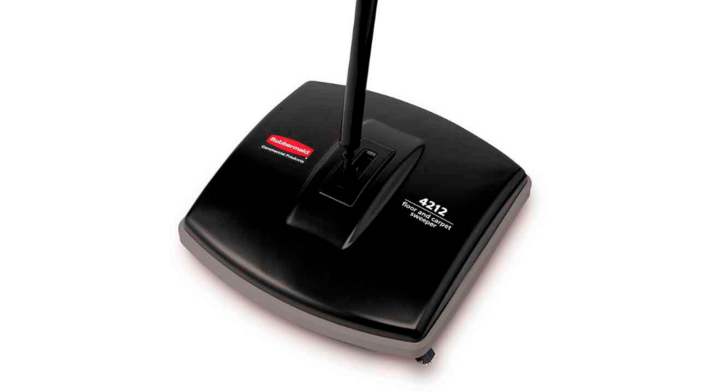 Rubbermaid, vloer- en tapijtveger, zwart, VB 004212 (1 stuk)
