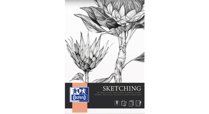 Tekenblok oxford sketching a4 50vel 120gr(400166109)