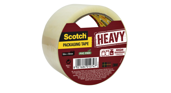 Verpakkingstape scotch hv5050 50mmx50m transparant(hv5050st)