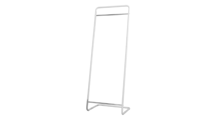 Kledingrek Frame, 172 cm, wit/verchroomd, VB 717989