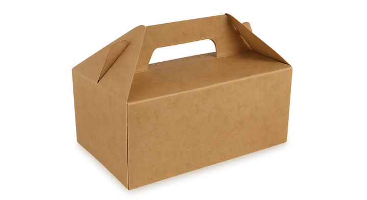 Take away, menubox, 33x25x17cm, met handvat (50 stuks)