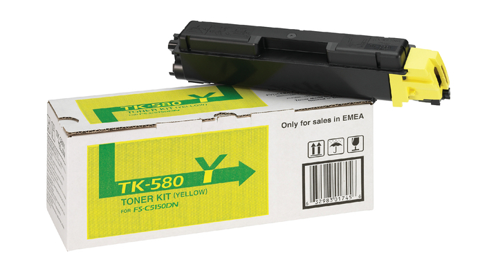 Toner kyocera tk-580 2.8k geel(0t2ktanl)