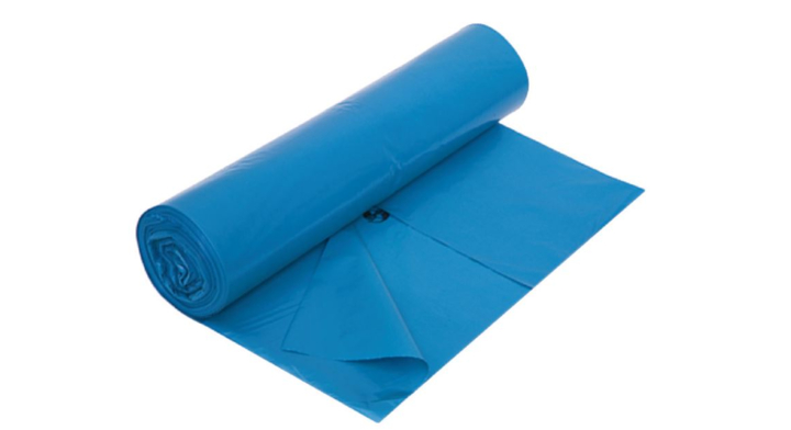 Vuilniszak | HDPE | 80x110cm | 140 Liter | T25 | Blauw (15 rollen x 20 zakken)