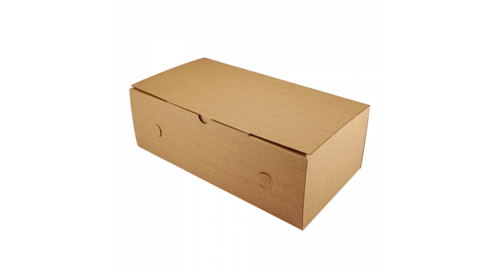 Pizza calzone, 30x16x10cm, bruin kraft, onbedrukt (200 stuks