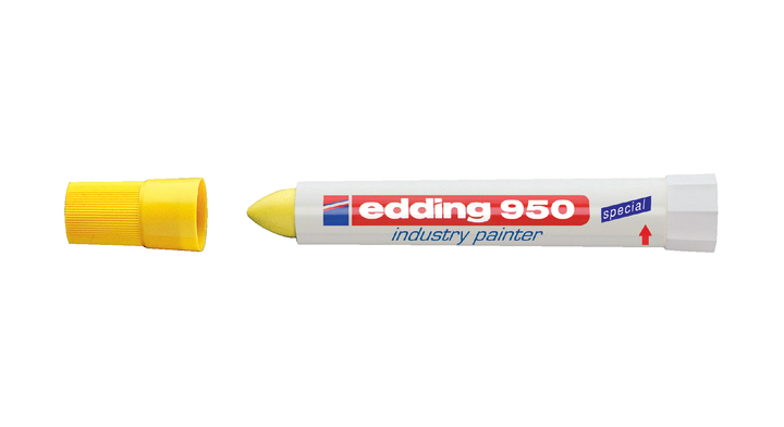 Viltstift edding 950 pasta rond 10mm geel(6005)