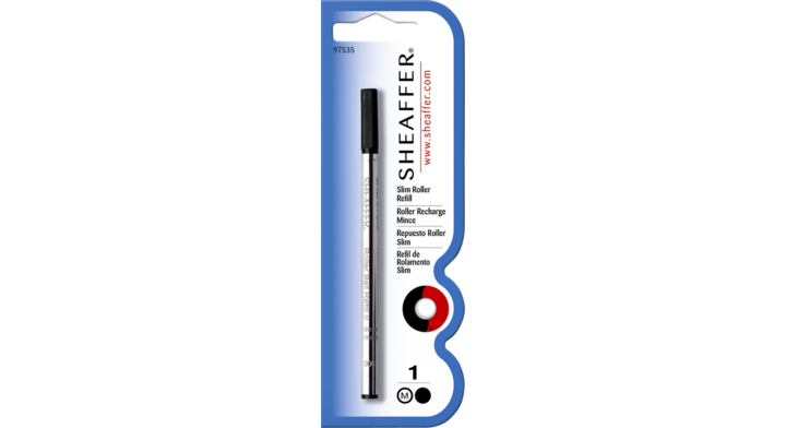 Rollerpenvulling sheaffer slim medium zwart