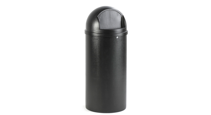 Rubbermaid Marshal, afvalbak, 57 liter, zwart, VB 008160