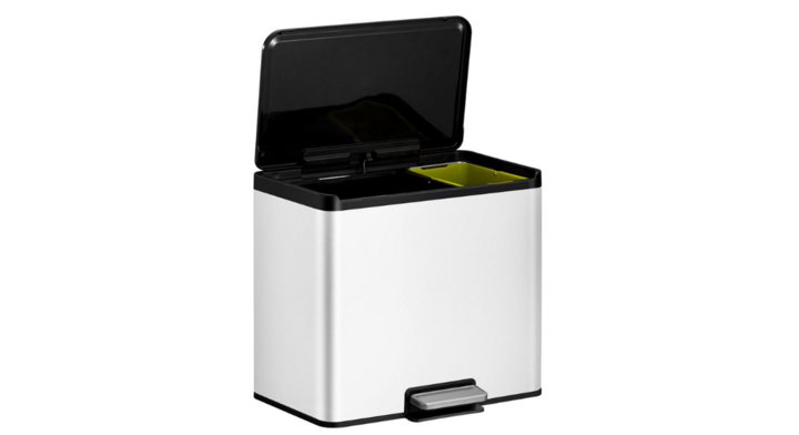 Essential EKO, pedaalemmer, 20+9 liter, wit, VB 822829