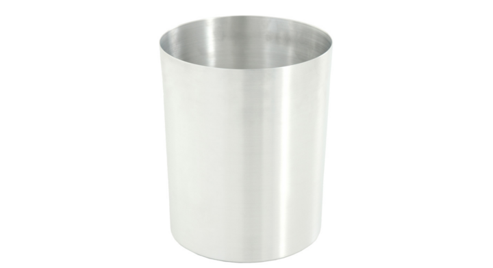 Naadloze papierbak, rond, 13 liter, aluminium, VB 051328