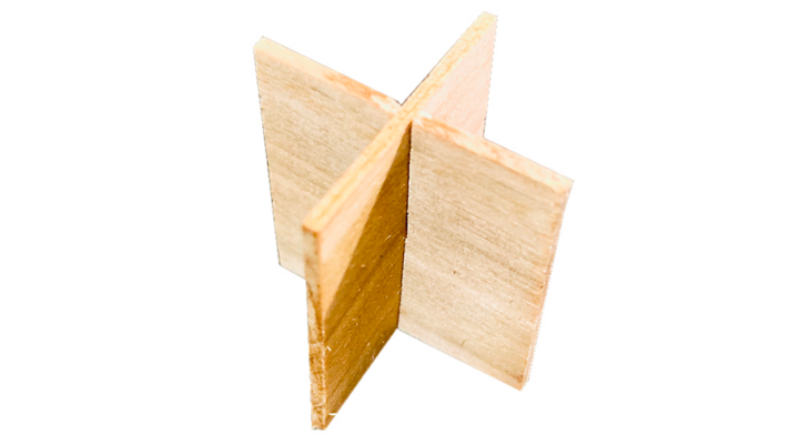 Pizza saver, hout, 3cm (100 stuks)