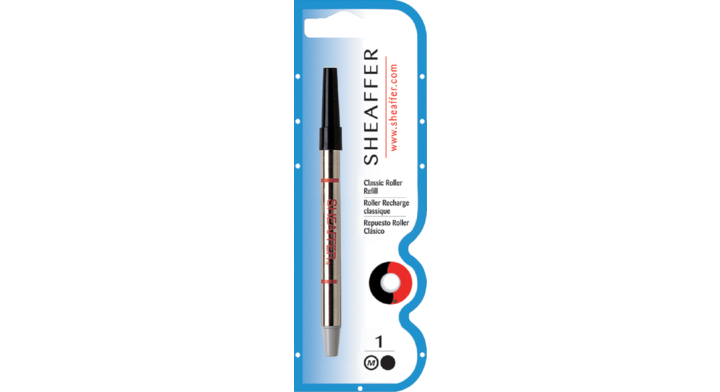 Rollerpenvulling sheaffer classic medium zwart