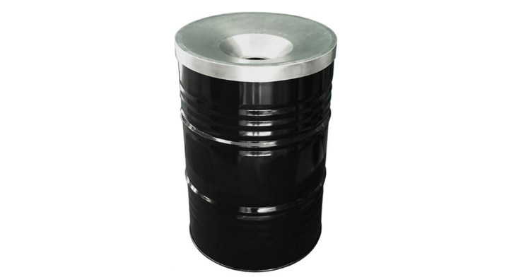 The Binbin, olievat afvalbak, 200 liter, zwart, VB 070901