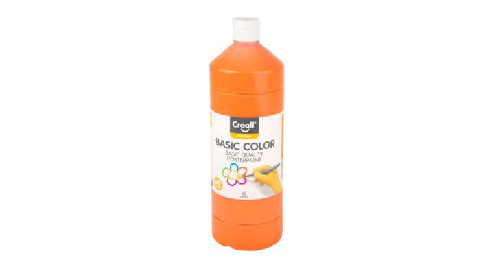 Plakkaatverf creall basic oranje 1000ml 01804