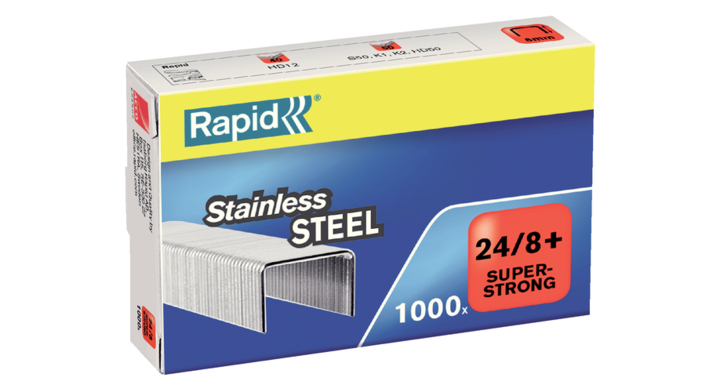Nieten Rapid 24/8 rvs 1000st