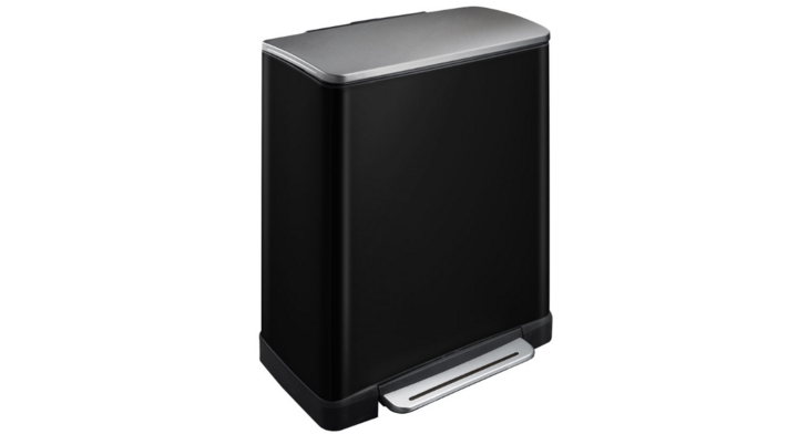 E-Cube EKO, pedaalemmer, 28+18 liter, zwart, VB 926846