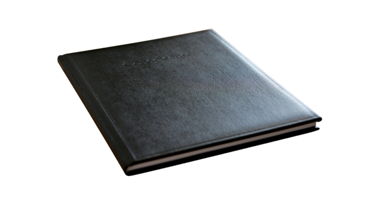 Condoleance album kangaro 260x210mm zwart(k-6630)