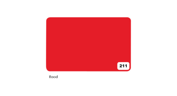 Folia, etalagekarton, 48x68cm, 380gr, 1-zijdig, rood, 65211E