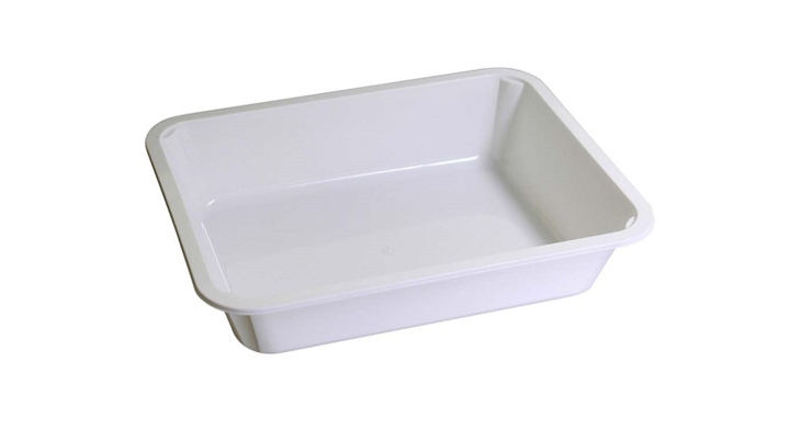 Gastronorm bak, PP, 1/2GN, 325x176x80mm, zwart (130 stuks)