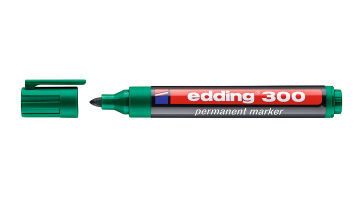 Viltstift edding 300 rond 1.5-3mm groen(4-300004)