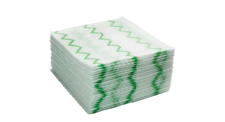Rubbermaid, wegwerp microvezeldoek, 30x30cm, groen, VB 553808 (640 stuks)