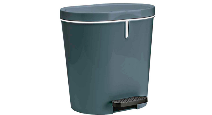 Zamora, pedaalemmer, 8 liter, antraciet/wit, VB 092020