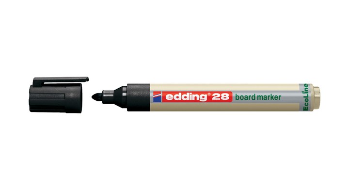 Viltstift edding 28 ecoline  whiteboard rond 1.5-3mm zwart