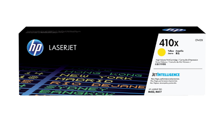 Tonercartridge hp 410x cf412x 5k geel(cf412x)