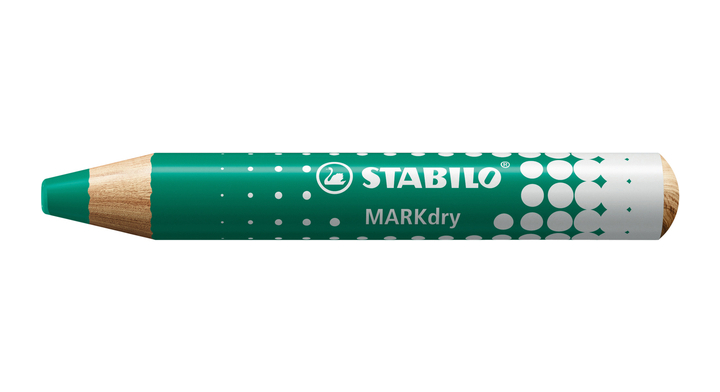 Whiteboardpotlood stabilo markdry groen(648/43)