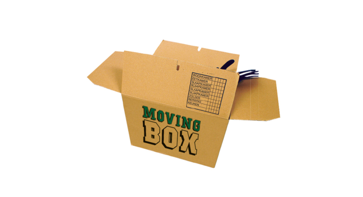 Verhuisdoos cleverpack bedrukt 480x320x360mm pak 25 stuks