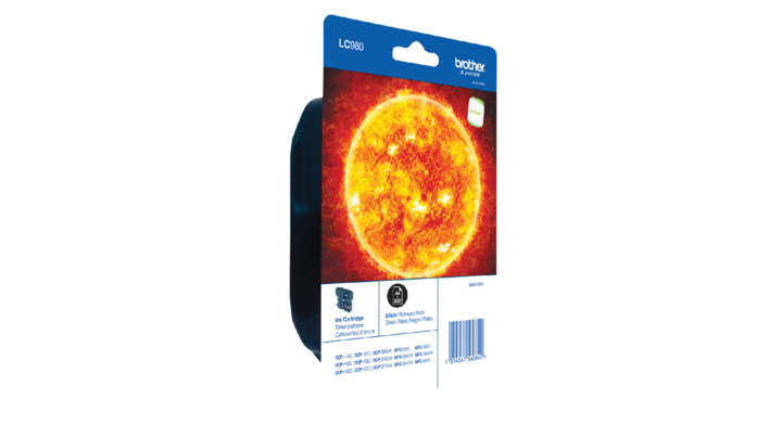 Inkcartridge brother lc-980 zwart(lc-980bkbp)