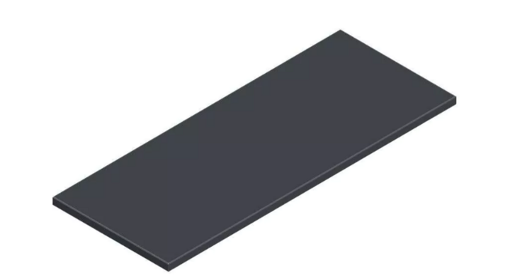 Legbord CHS 100x45cm zwart