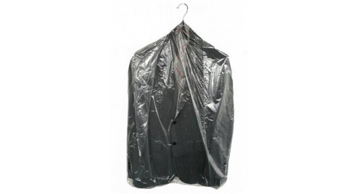 Kledinghoezen op rol, LDPE, 580+210x1500mm, transp. (250 st)