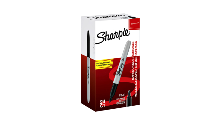 Viltstift sharpie rond 1.0mm f valuepack zwart(2077128)