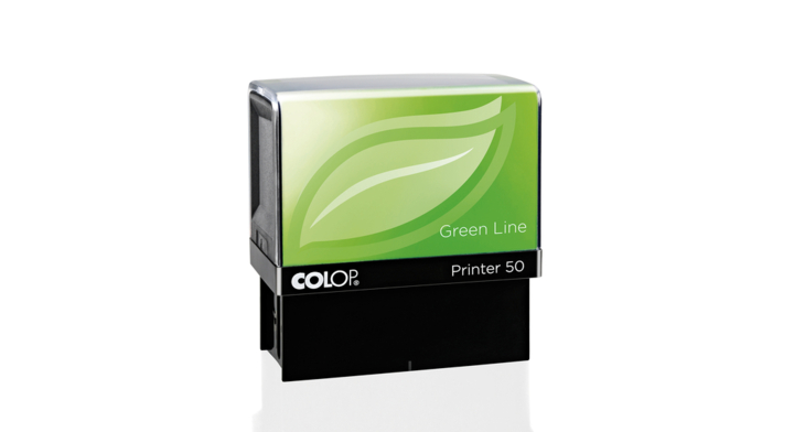 Tekststempel colop 50 green bon 7r 69x30mm(146296)