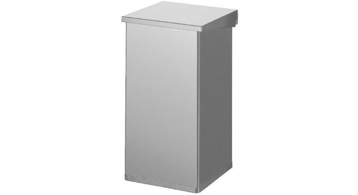 Carro-Lift, afvalbak met demper, 55 liter, aluminium, VB 709717