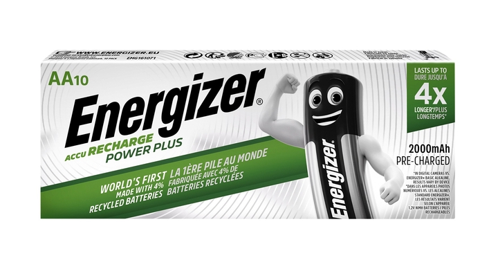 Batterij oplaadbaar energizer aa 10st