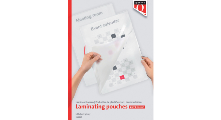 Lamineerhoes quantore a3 303x426mm 75micron