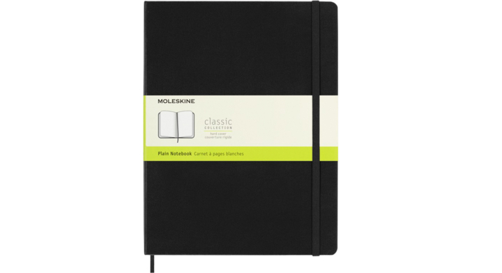 Notitieboek moleskine xl 190x250 blc hc zw(qp092)
