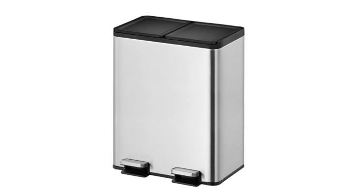 Essential EKO, pedaalemmer, 2x20 liter, mat RVS, VB 822940